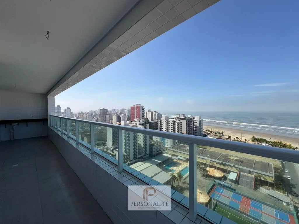 Apartamento 3 dormitórios frente mar na Ocean