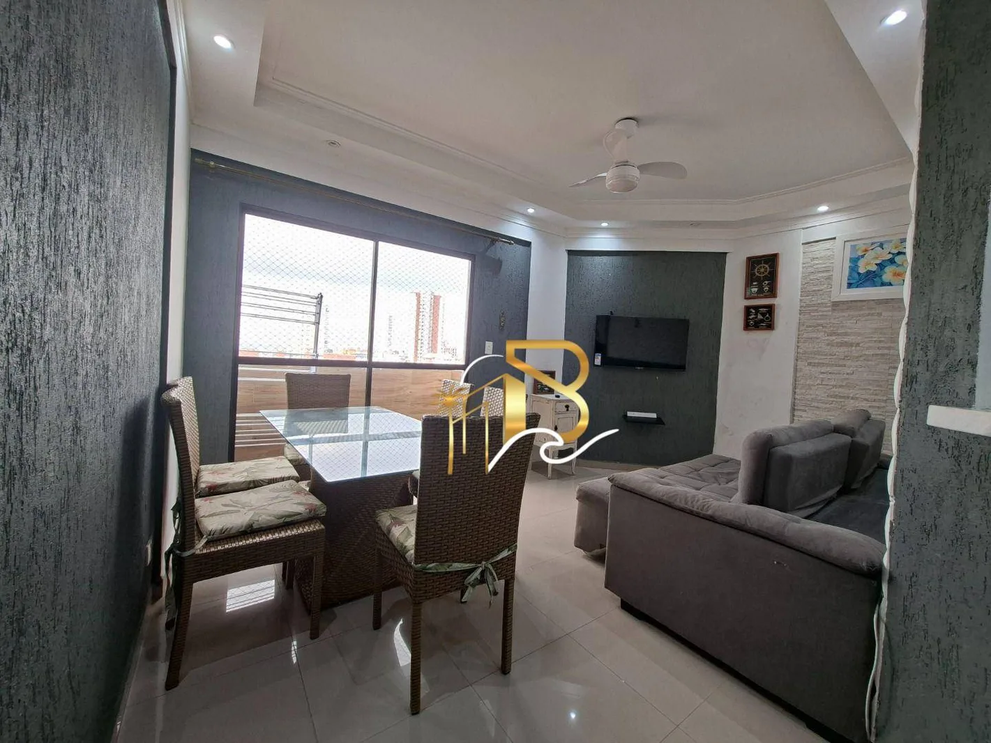 Apartamento com 1 dormitório à venda, 59 m² por R$ 340.000 - Enseada - Guarujá/SP