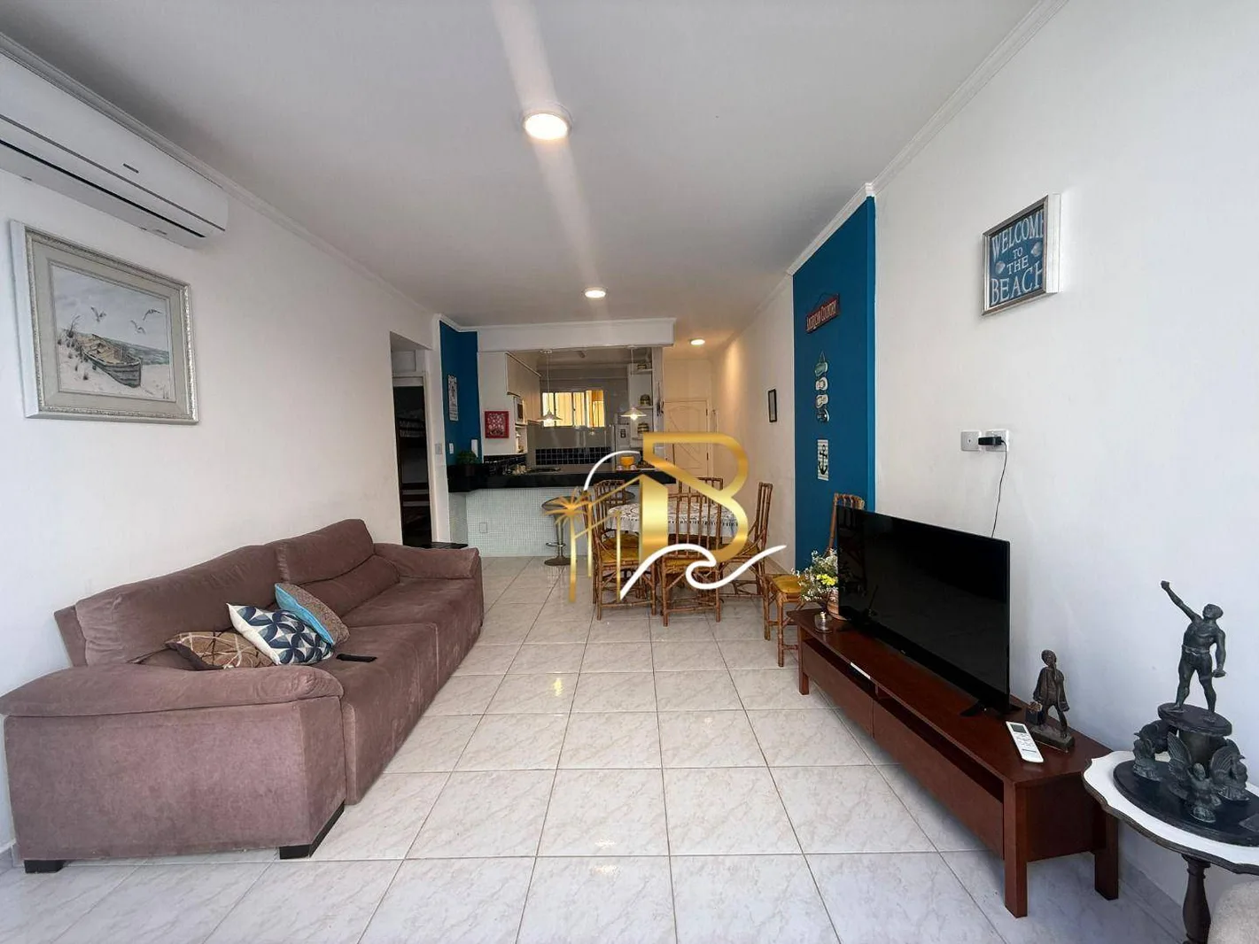 Apartamento com 2 dormitórios à venda, 65 m² por R$ 530.000 - Centro - Guarujá/SP
