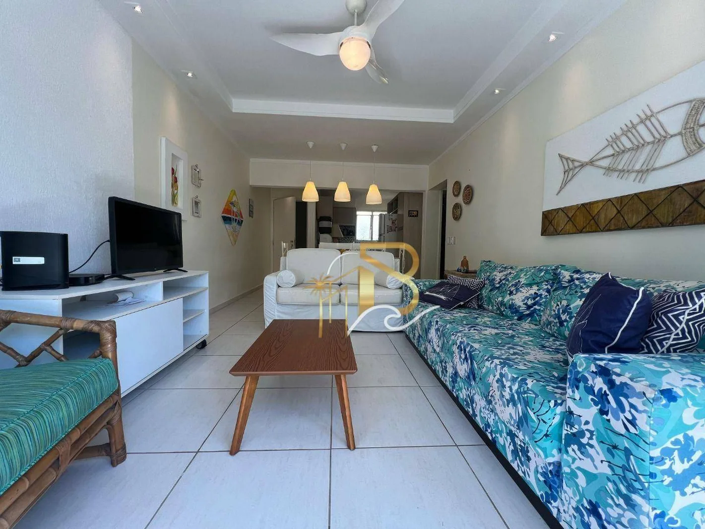 Apartamento com 3 dormitórios, 95 m² - venda por R$ 500.000,00 ou aluguel por R$ 4.500,00/mês - Tortuga - Guarujá/SP