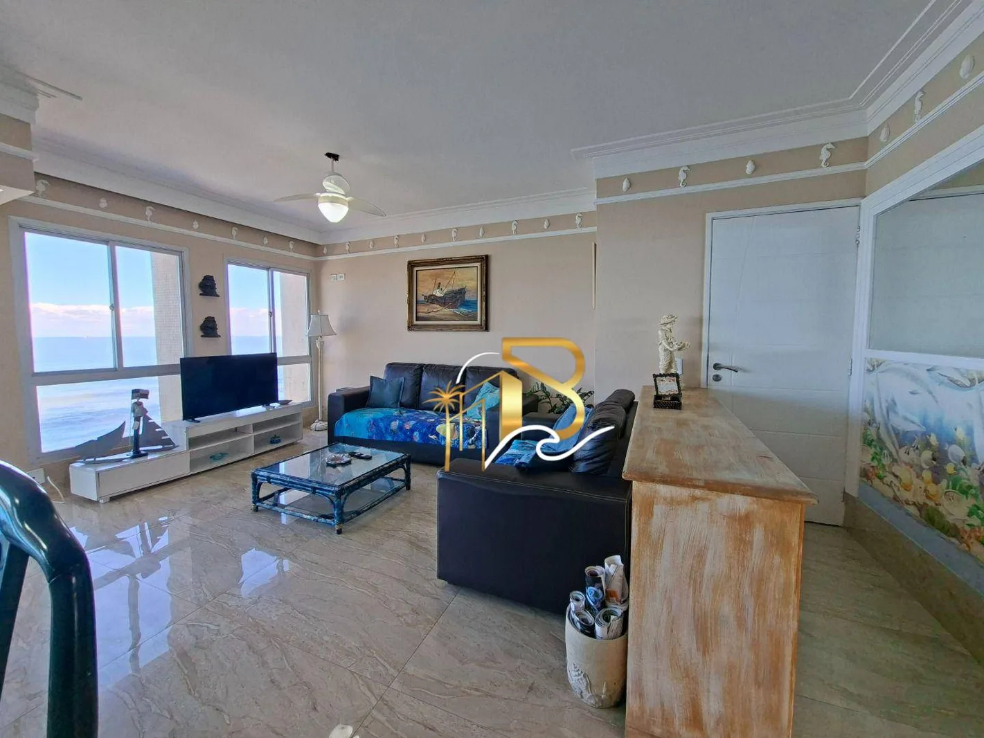 Apartamento com 3 dormitórios à venda, 130 m² por R$ 900.000,00 - Pitangueiras - Guarujá/SP