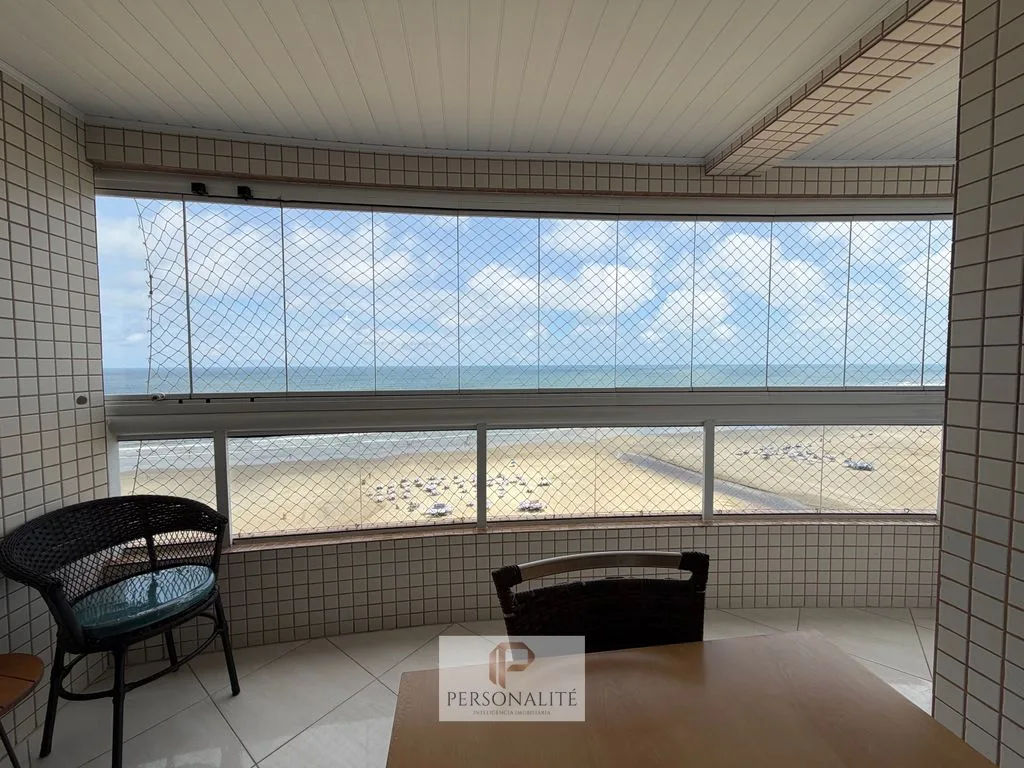 Apartamento Frente Mar em Praia Grande com 152m² para venda .