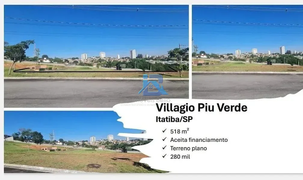 Terreno à venda, 518 m² por R$ 280.000,00 - Jardim Alto de Santa Cruz - Itatiba/SP